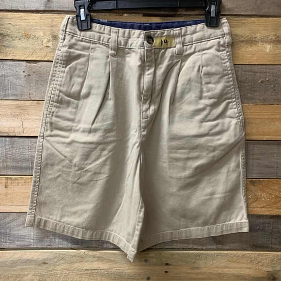 Boys Size 14 Khaki Shorts -J Khaki - Picture 1 of 4